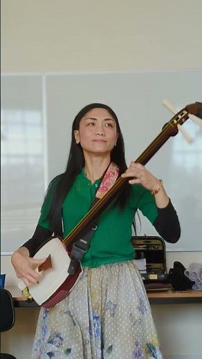 The amazing sound of the string quartet and the Japanese shamisen!