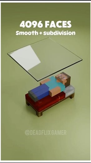 4096 Faces Simulation 🥵 | Minecraft | #minecraft #shorts