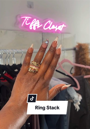 Cute Hamburger Bun Ring Stack for Unique Style