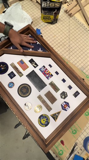 Military Retirement Shadow Chest: Honoring Service Stories