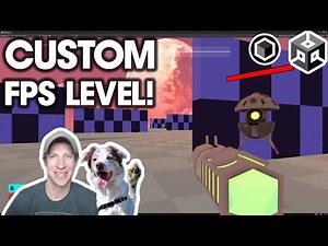 Creating a Custom FPS LEVEL in Unity! (First Person Shooter Beginner Tutorial Part 2!)