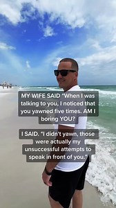 2.7M views · 10K reactions | Can I get a word in .. #jokes #dadjokes #marriedlife #couplescomedy #therealwades #funny | Jett Wade | Facebook