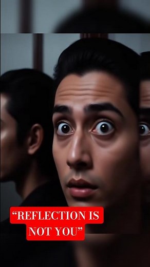 “Mirror Demon: The Reflection That Came Alive | 30 Sec Horror | Realistic Scary Story”