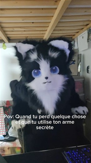 J'appelle ça l'arme fatale ☝️ #humour #reel #fyp #fursuit #furry