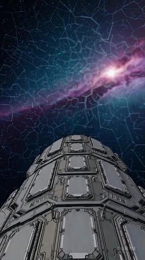 Cargo Starship Fly-By 🚀📦 | Deep-Space Cinematic #Shorts