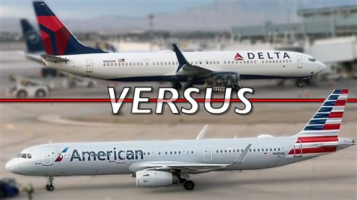 American versus Delta first class
