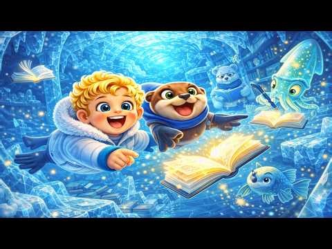 The Library Under the Ice – Telo & Milo’s Frozen Story Rescue ❄️📚🐻