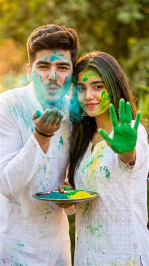 Gemini Couples Holi Photo Editing Prompts | Gemini Holi Photo Editing Prompts #ai #holi