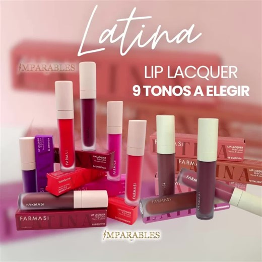 💄✨ ¡La COLECCIÓN LATINA ya está aquí con un 40% de descuento! ✨💄 Porque cada mujer merece brillar con tonos que reflejen su fuerza, pasión y autenticidad 🔥 Elige entre 9 tonos irresistibles de Lip Lacquer que combinan con tu esencia y estilo único. ✔️ Alta pigmentación ✔️ Acabado de impacto ✔️ Larga duración 🌸 Atrévete a mostrar tu poder, tu color, tu actitud. 🌸 👉 ¡Corre que la promo es por tiempo limitado! #ColecciónLatina #Farmasi #Imparables #descuento #girlpower