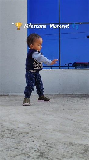 First steps, forever memory 👣✨ #firststeps #sorts #trending