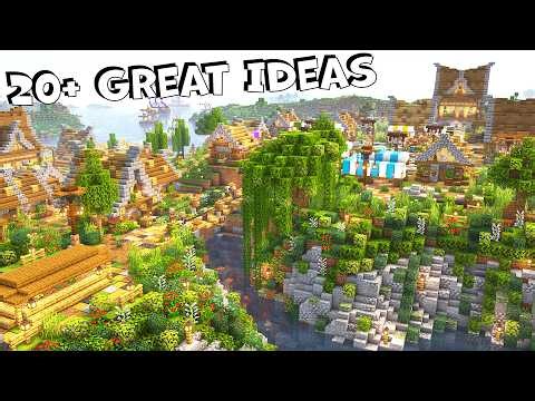 20+ Build Ideas to make your Minecraft Survival World Better