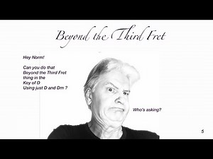 Play the D Major scale using just D and Dm shapes