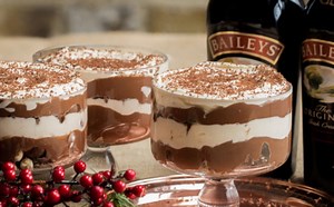 This boozy Baileys Brownie Trifle recipe is exactly what you need this weekend