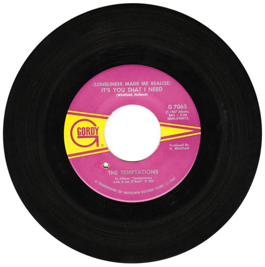 The Temptations - (Loneliness Made Me Realize) It's You That I Need / Don't Send Me Away