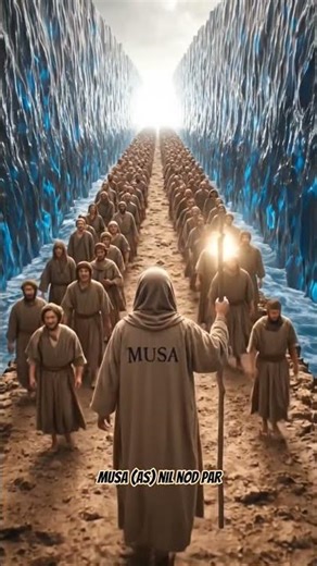Prophet Musa and Miracle of the Red Sea.মুসা আঃ ও লোহিত সাগরের অলৌকিক পথ। موسى ومعجزة انشقاق البحر