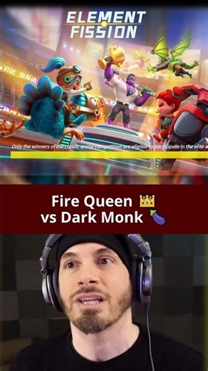 Fire Music Queen -vs- Dark Monk 🎶🎵 #elementfission