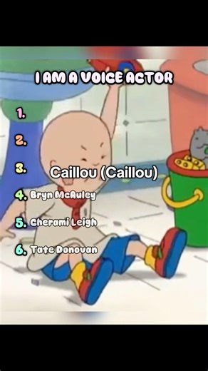 Caillou. #celebrity #voice