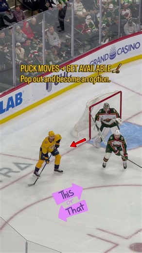 Filip Forsberg’s net-front Hockey IQ 🧠 Puck moves → he moves. Watch the details. #HockeyIQ #nhl