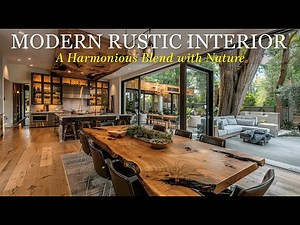 Modern Rustic Interior Design Blending with a Natural Twist