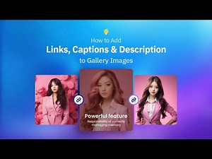 How to Add Links, Captions & Description to Gallery Images in WordPress Using Divi?