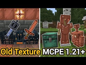 Classic Texture Pack For Minecraft Bedrock 1.21+ (copper age update)
