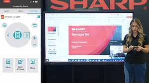 Check out this new video featuring Product Management Specialist Elyse DiNome! In the video, Elyse demonstrates the Synappx Go Collaboration mobile experience, including the ease of starting an in-person meeting from your phone, sharing and collaborating on cloud documents, and more. https://brnw.ch/21wDVfs | Sharp Business USA