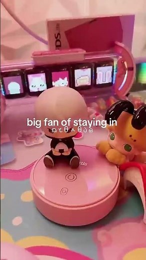 If room so cute why leave??? #gamingroom #kawaii