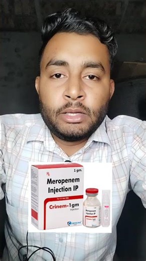 Meropenem Injection Uses in Hindi #trending #viralreels #shorts