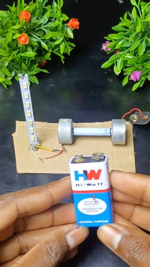 how to make generator Use DC Motor #racecar #sportscar #diy