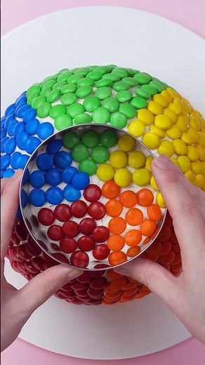 Pop It Fidget Makes Colorful Cake #shorts#yumupcakes