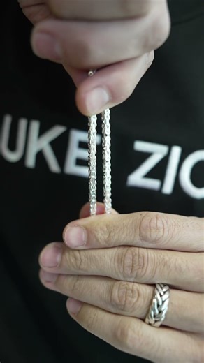 3mm Byzantine Chain 18 Inch Length for Men