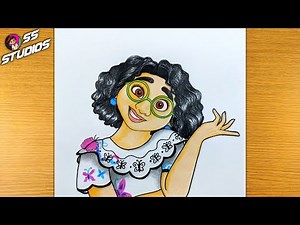 How to Draw Mirabel Madrigal From Disney Movie Encanto