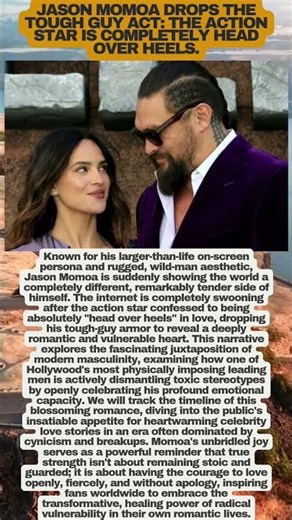 Jason Momoa is HEAD OVER HEELS in Love! ❤️ߌ #jasonmomoa