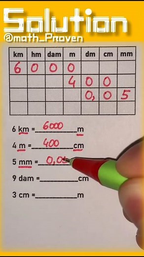 Metric Conversion Trick 💡 | Easy Math Hack for Students! #maths #mathshorts #mathtricks