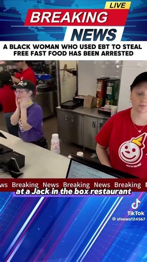 she got caught scamming ebt for fast food 🤬 #ebt #fraud