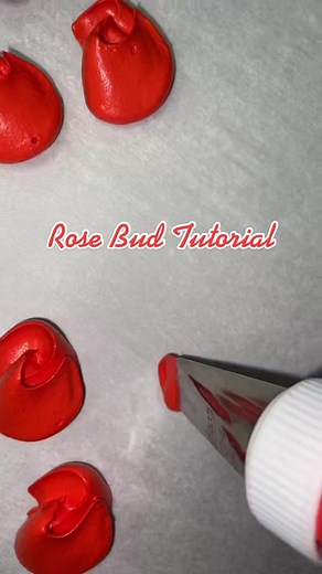 How to Make Small Flower Cake Decorations | Rose Bud Tutorial