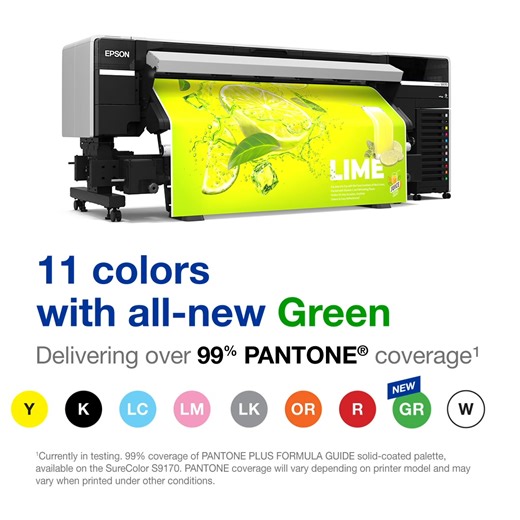 Experience outstanding image quality with expanded color gamut and the first ever user-replaceable printhead on a solvent printer. | Epson