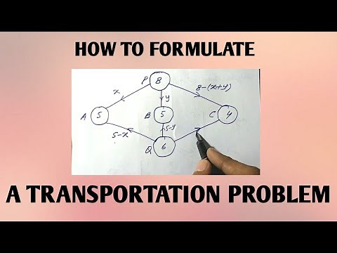 How to Formulate LPP for a Transportation Problem | CBSE Maths Class 12
