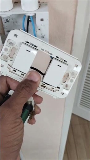 Replacing a light switch. #electricity #electrician #diy #thankyou #electricalcontractor