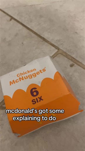 Undercooked Chicken Nuggets at McDonald's