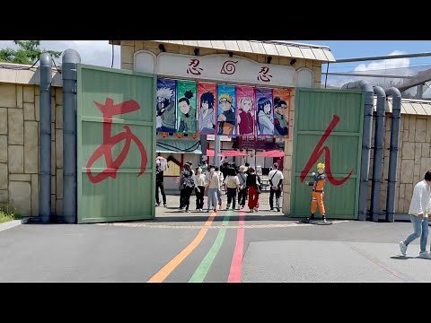 vlog | a day in Konoha, Naruto Hidden Leaf Village | Fuji-Q, Japan