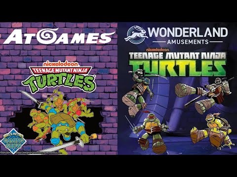 New TMNT based Pinball Machines Coming from AtGames and Wonderland Amusements