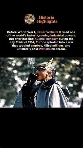 Kaiser Wilhelm II Helped Lead Europe Into World War I
