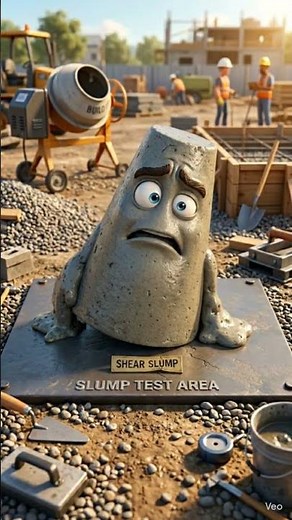 Types of Slump – True slump, Shear slump, and Collapse slump in concrete testing