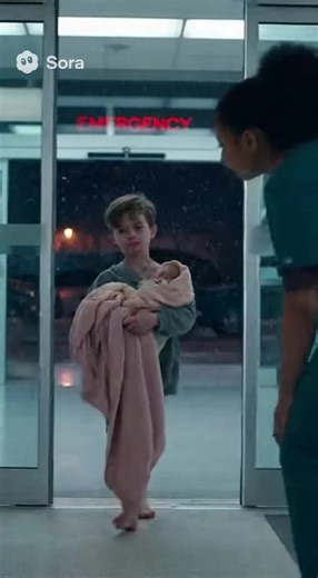 A Bru.ised 7-Year-Old Boy Walked Into the ER Carrying His Baby Sister—What He Said Broke Hearts… Just after midnight, Theo Bennett, a small boy with bruises covering his arms, stumbled through the automatic doors of St. Catherine’s Hospital in. Cradled in his arms was his baby sister, wrapped in a thin pink blanket. The winter air rushed in behind him, biting at his bare feet, and the quiet of the empty ER made every nurse look up. Olivia Grant, a night nurse, was the first to notice. Her eyes w