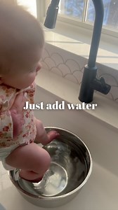 Why would you want to stretch a wake window? Sometimes a yawn doesn’t mean it’s time for a nap, it simply means your little one needs more stimulation! How? Try a new activity... like water time! You can try a bath (baths can happen anytime, not just bedtime!), splashing at a water table, playing in the sink, or just putting hands and toes under running water. Water can provide a stimulating and soothing sensory experience. What is your favorite way to stretch wake windows? Has water been a help