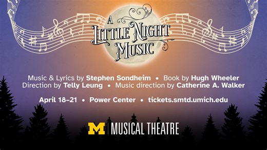 4.9K views · 55 reactions | Enjoy a sneak peek at the University of Michigan: Musical Theatre Department's "A Little Night Music" which opens tonight in the Power Center and runs through Sunday afternoon. Grab  here: https://myumi.ch/3QRx9 #umicharts | University of Michigan School of Music, Theatre & Dance | Facebook