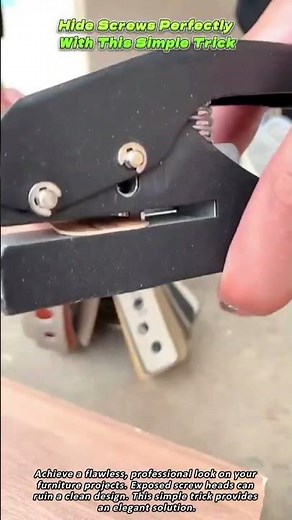 Hide Screws Perfectly With This Simple Trick