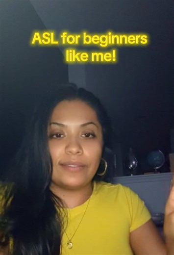 ASL for beginners like me! #asl #beginner #learning #fy #mexicanconnected