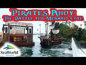 Pirates Ahoy: The Battle for Mermaid Cove ⚓️ Full Show at SeaWorld | Stunts & Family Fun! 🏴‍☠️🌊